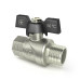 Кран кульовий 1/2" НВ мотиль "RAFTEC"