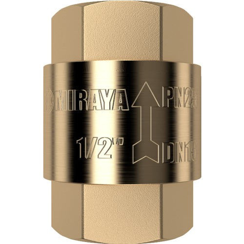 Клапан обратный с латунным штоком    1/2" MIRAYA