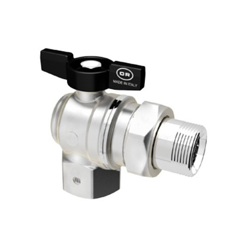 Кран с американкой угловой   1/2" PN35 Officine Rigamonti