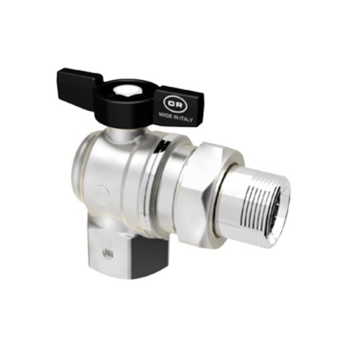 Кран с американкой угловой   1/2" PN35 Officine Rigamonti