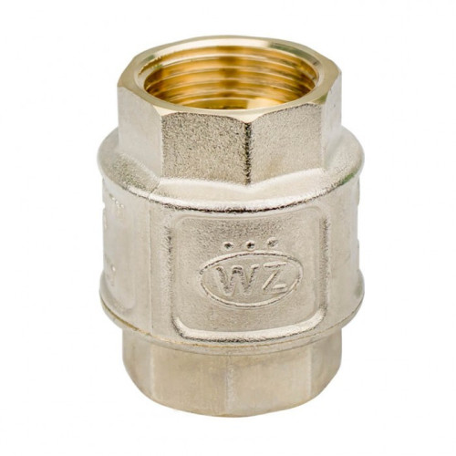 Клапан зворотний з латунним штоком 1" WEZER