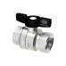 Кран шаровый PN28 1" ВВ мотылек Officine Rigamonti