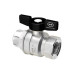 Кран шаровый PN28 1 1/4" НВ мотылек Officine Rigamonti
