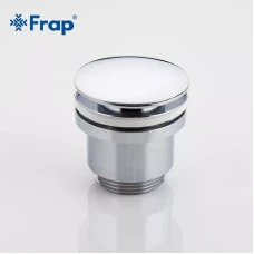 Донний клапан Frap F62, автомат, 1 1/4", хром