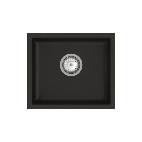 Мойка Vankor Orman 440х380х190 квадр. Black + сифон