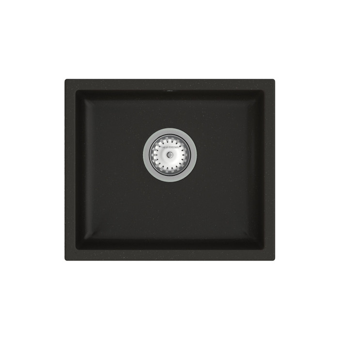 Мойка Vankor Orman 440х380х190 квадр. Black + сифон