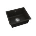 Мойка Vankor Orman 440х380х190 квадр. Black + сифон