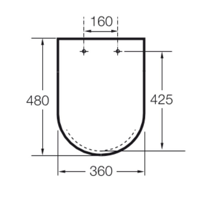 Сидение с крышкой ROCA Inspira Square, Soft Close, Supralit (A80153200B)