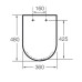 Cидіння з кришкою ROCA Inspira Square, Soft Close, Supralit (A80153200B)