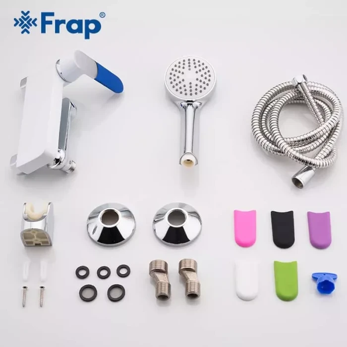 Змішувач для ванни Frap F3234, білий/хром