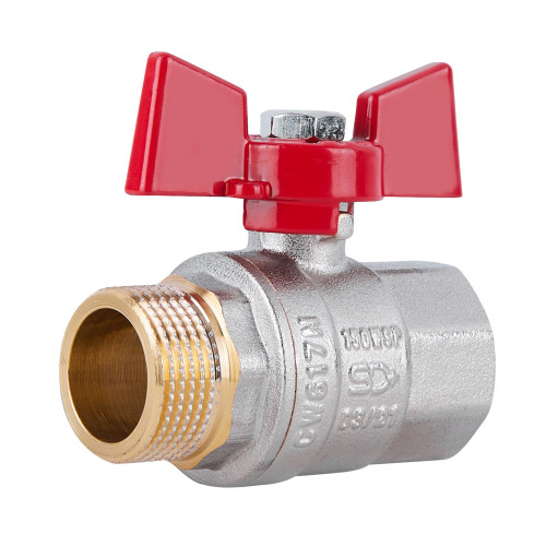 Кран шаровой SD Plus 3/4" ВН для воды (бабочка) SD607NW20PN40