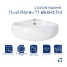 Раковина Qtap Leo 380x360x130 White QT11115010WN