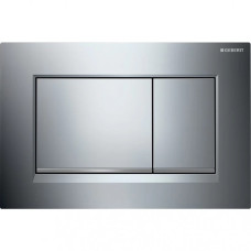 Клавиша смывная GEBERIT 115.883.KH.1 SIGMA30 двойной смыв, хром глянцевый/хром матовый/хром глянцевый