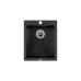 Мойка GRANADO CADIZ 410x500x200 прямоуг. black shine  + сифон
