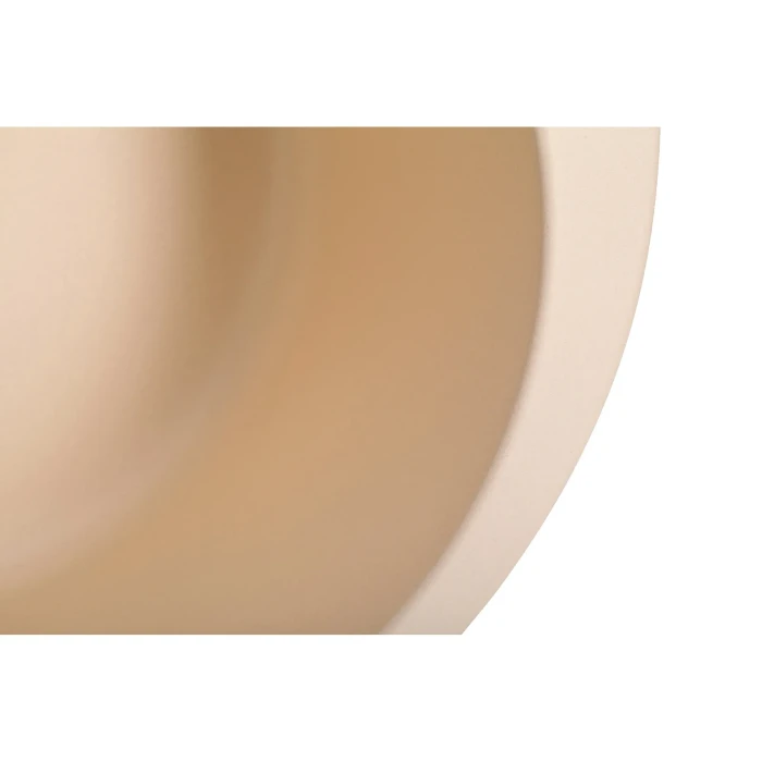Мойка GRANADO VITORIA 506x506x210 круглая ivory + сифон