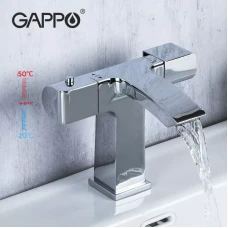 Змішувач для умивальника GAPPO G1007-40, хром