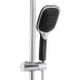 Душевая система универсальная Qtap Grand на три потребителя (с изливом) QTGRABCR1004 Chrome/Black