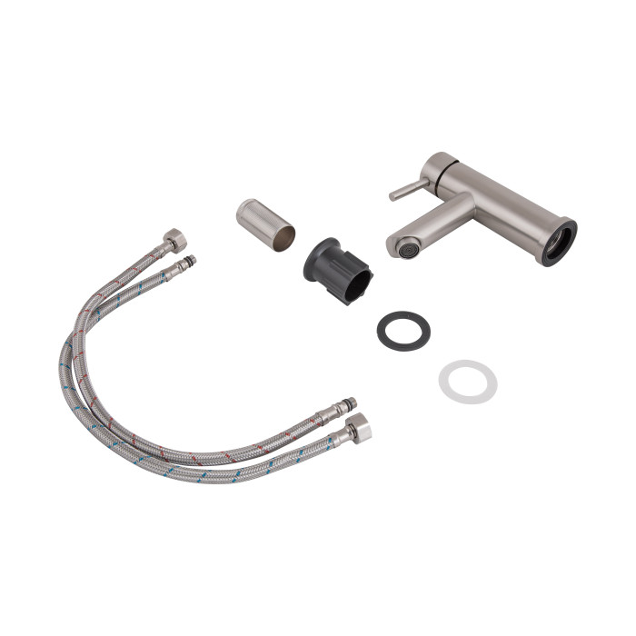 Смеситель для раковины Lidz Aria 001F (k35) LDARI001FNKS34937 Nickel