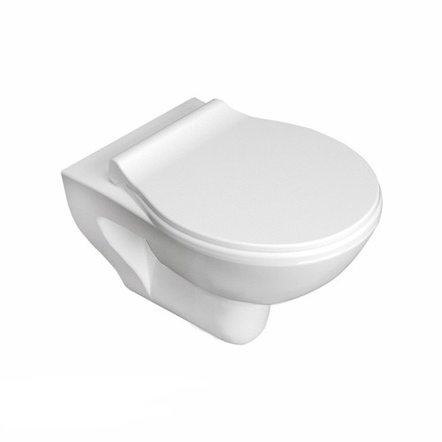 NETKA Rimless унітаз підвісний 53*36*37см, сидіння Duroplast Slim slow-closing
