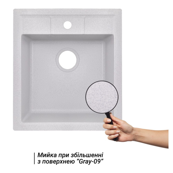 Кухонная мойка Lidz 460х515/200 GRA-09 (LidzGRA09460515200)