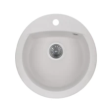Мийка GRANADO RONDA 470x490x200 кругла white + сифон