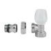Кран радиаторный Icma 1/2" антипротечкой угловой №803+940