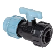 Kомпресійний ПЕ кульовий кран ITAL 63 мм х 2" з внутрішньою різьбою