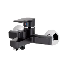 Смеситель для ванны Brinex 35B 006, с коротким изливом, черный