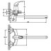 Смеситель для ванны HAIBA PREMIERE chr-006 euro (HB0350)