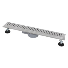 IT03-FT10/ 900 ITAL Душовий трап 900 мм поворот.360, комбін.затвор, Brushed nickel (блістер) {5/1}