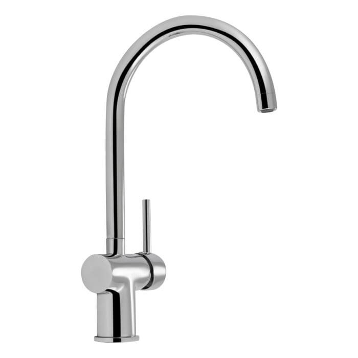 Смеситель для кухни хромированный с латуни Q-TAP Kuchyne 90107UC