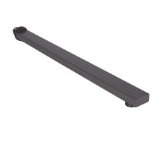 Кронштейн для потолочной лейки Qtap (35x35x423) для душевых систем скрытого монтажа Gemini Gunmetal Black PVD QTGEM3535423GMB50161