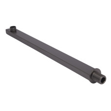 Кронштейн для потолочной лейки Qtap (35x35x423) для душевых систем скрытого монтажа Gemini Gunmetal Black PVD QTGEM3535423GMB50161