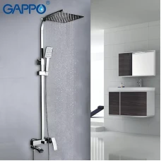 Душова система GAPPO G2407, вилив - перемикач на лійку, хром