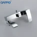 Душова система GAPPO G2407, вилив - перемикач на лійку, хром