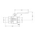 Кран шаровой "Американка" Icma 2″ (PN40) прямой №347