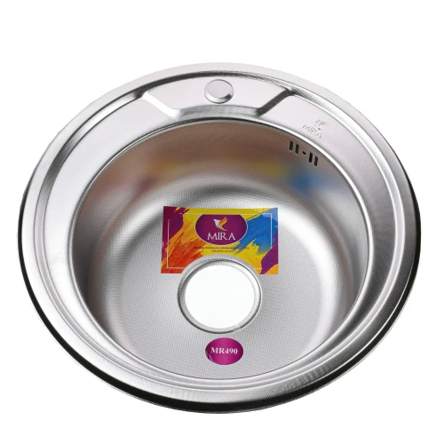 Мойка круг 510х180 декор MIRA