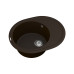 Мойка Vankor Sity  620х500х200 овал. Chocolate + сифон