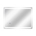 Зеркало Qtap Mideya 800х600 с LED-подсветкой Touch, с антизапотеванием, с часами, диммером QT2078NCF8060W
