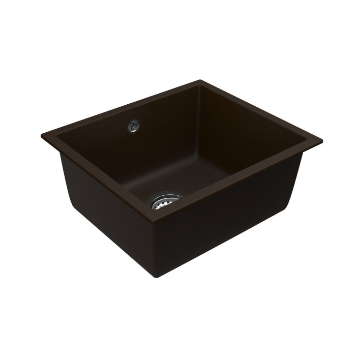 Мойка Vankor Orman 440х380х190 квадр. Chocolate + сифон