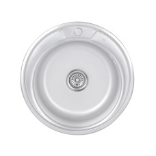 Кухонная мойка Lidz 510-D 0,8 мм Satin (LIDZ510DSAT)