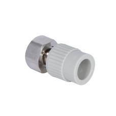 Муфта под Евроконус из полипропилена с накидной гайкой Thermo Alliance 20х3/4" ВР с латунным штоком