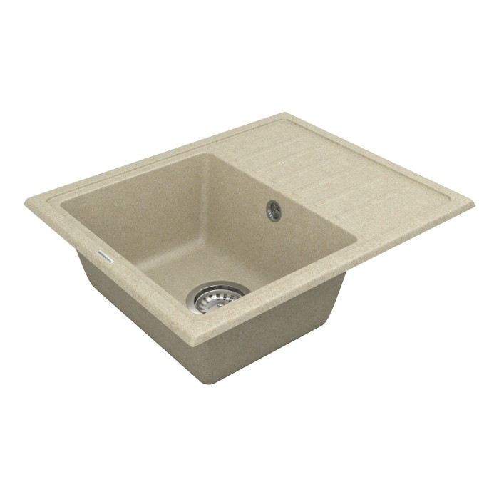Мийка для кухні Vankor Lira LMP 02.55 Beige прямокутна з сифоном
