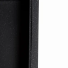 Мойка Solid Optima 650х510х200 прямоугольная антрацит + сифон