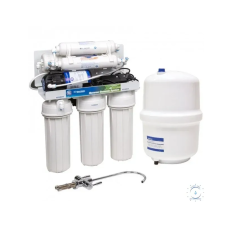 Обратный осмос 6 ступеней с помпой и минерализ.  AQUA FILTER (бак 12л)
