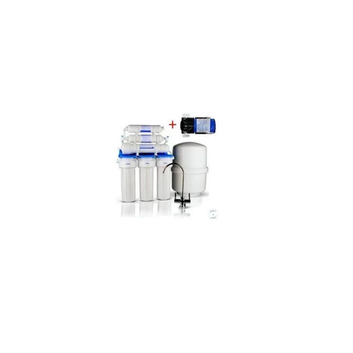 Зворотній осмос 6 ступеней з помпою і мінералізатором  AQUA FILTER (бак 12л)