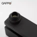 Змішувач для ванни GAPPO G3207-6, чорний