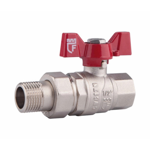 Кран шаровой "Американка" SD Forte 1" прямой SF220W25