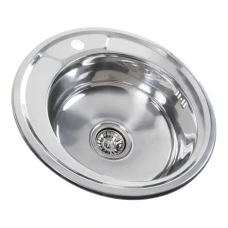 Мойка круглая 510х180 полир PLATINUM