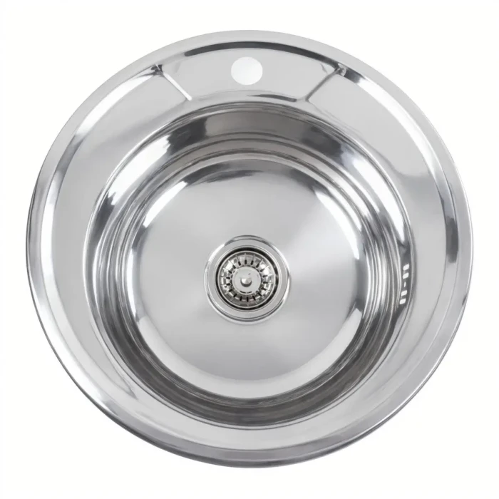 Мойка круг 490х180 полир PLATINUM